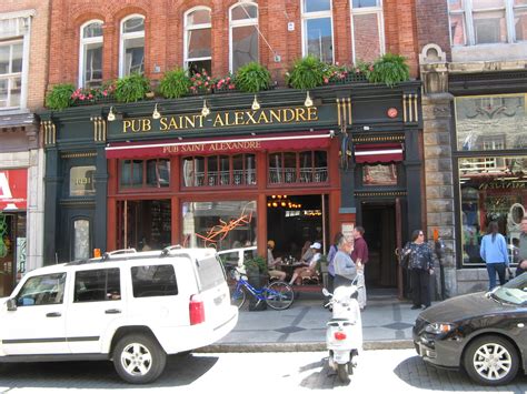 pub st alexandre quebec city|Menus .